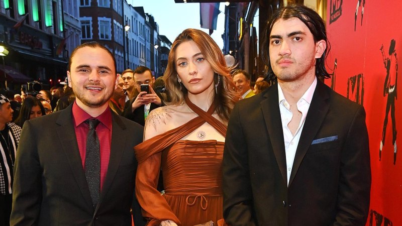 Prince Paris and Bigi walked the red carpet together in London on Wednesday night 634