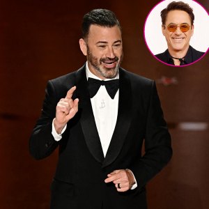 Promo Jimmy Kimmel Asks Robert Downey Jr If Drug Jokes Are Too on the Nose in 2024 Oscars Monologue
