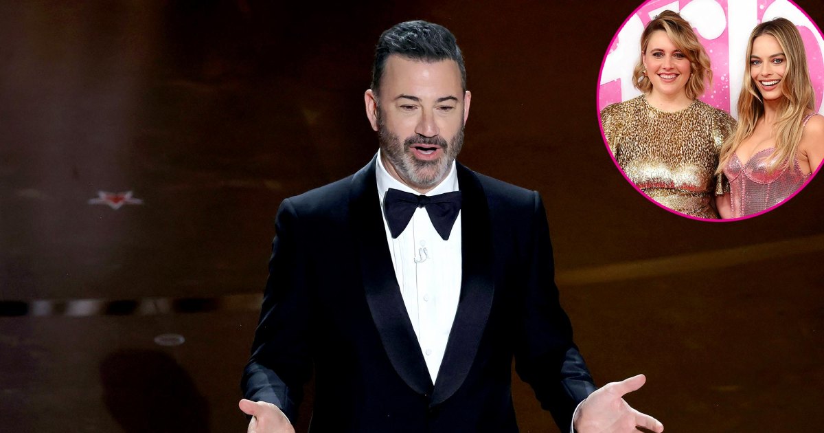 Promo Jimmy Kimmel Praises Barbie Greta Gerwig and Margot Robbie at 2024 Oscars