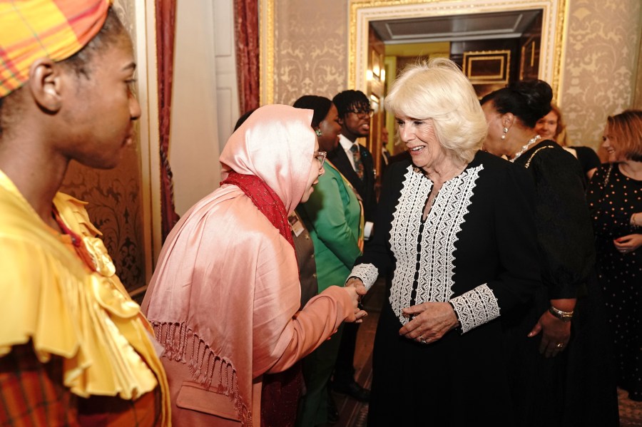 Queen Camilla Attends Commonwealth Day Reception Sans King Charles III