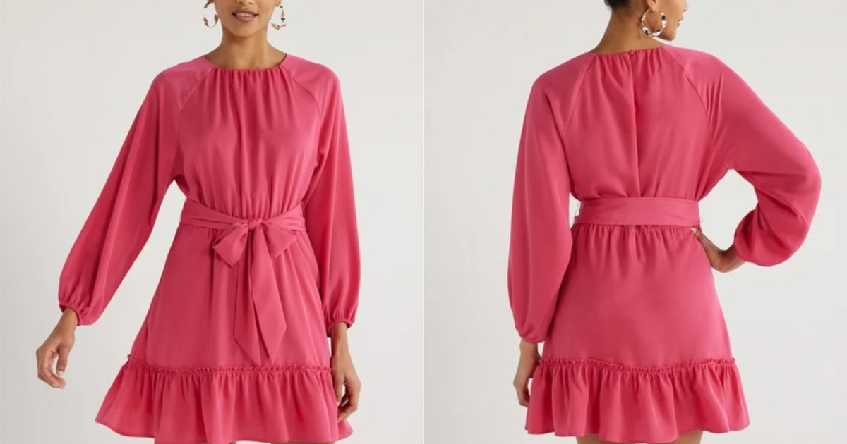 No One Will Believe You Snagged This Spring-Perfect Pink Mini Dress for Just $28 No One Will Believe You Snagged This Spring-Perfect Pink Mini Dress for Just $28