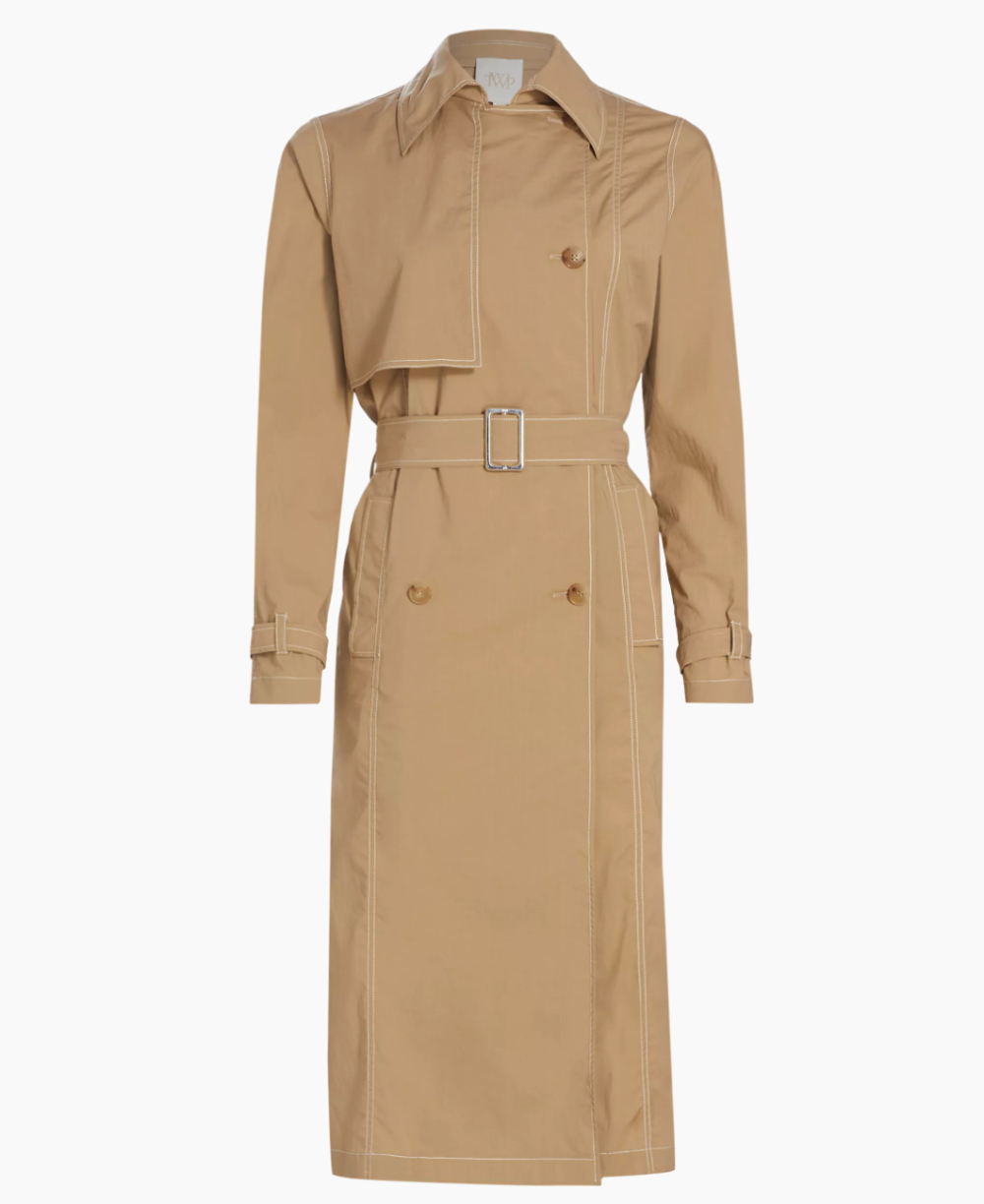 TWP Last Night Cotton-Blend Trench Coat