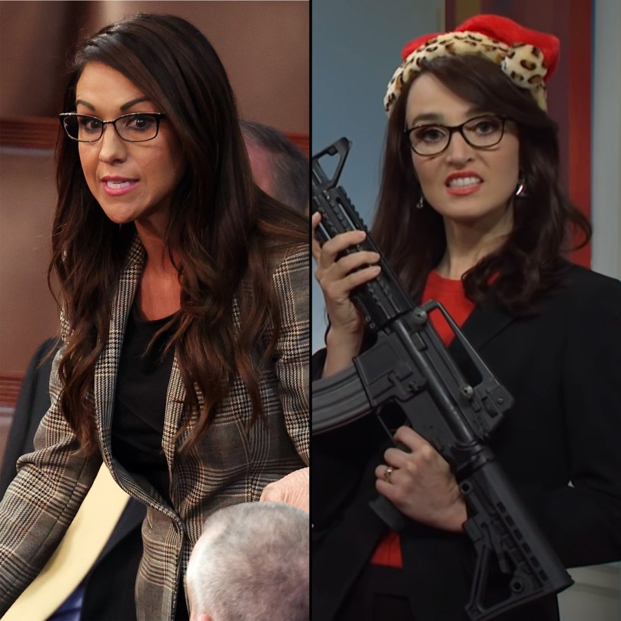 Stars Who Reacted to Being Parodied on Saturday Night Live 647 Lauren Boebert Chloe Fineman