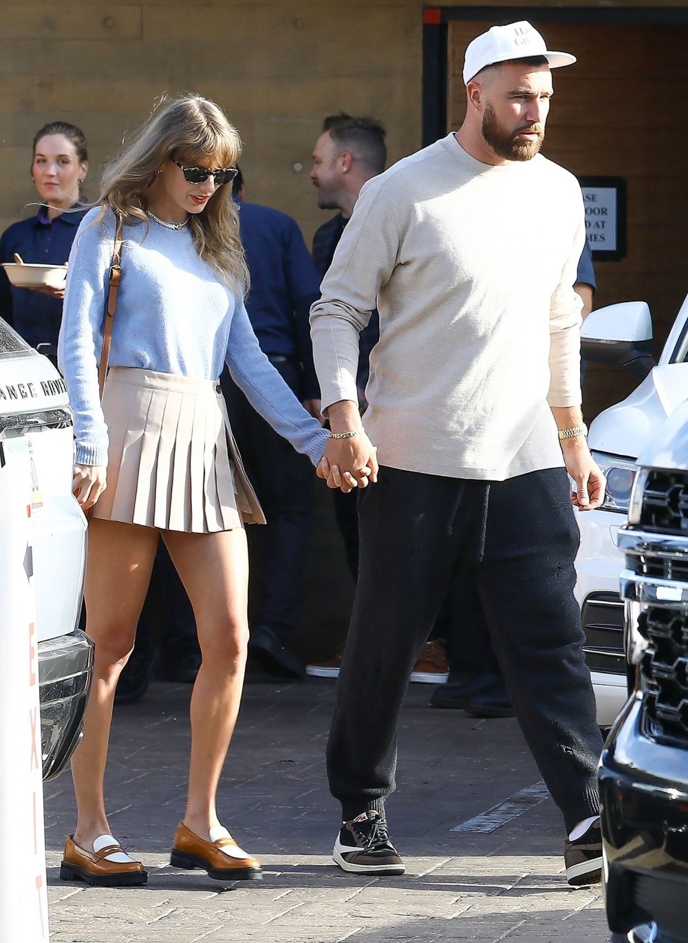 Taylor Swift and Travis Kelce Hold Hands During Malibu Lunch Date After Returning From the Bahamas