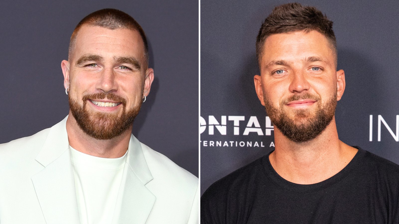 Travis Kelce Adorably Holds Chandler Parsons' Son After Golf Outing, Signs Infant's Cranial Helmet