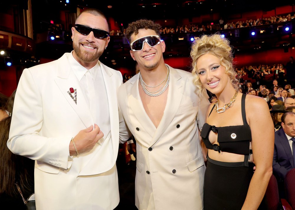Travis Kelce Patrick Mahomes and Brittany Mahomes Who Is Travis Kelce Friends With