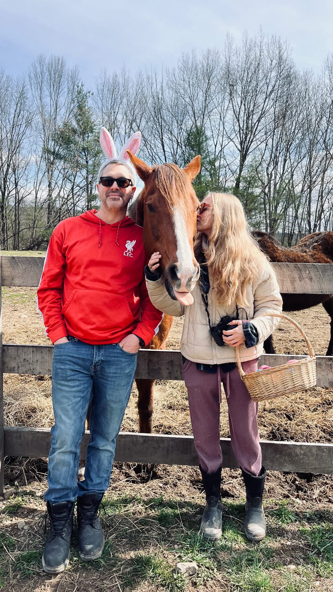 Amanda Seyfried and Husband Thomas Sadoski Celebrate Easter on Their Farm