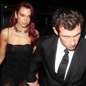 Callum Turner and Dua Lipa