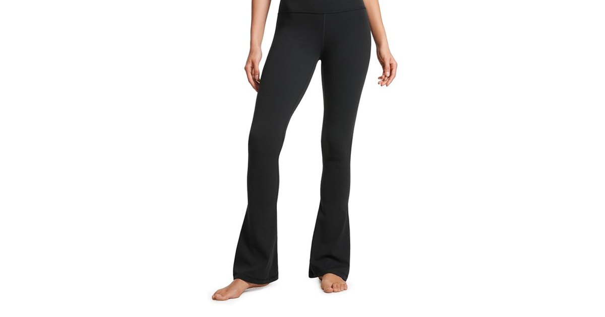 These Buttery-Soft Flared Leggings Are My Favorite Yoga Pants of All Time These Buttery-Soft Flared Leggings Are My Favorite Yoga Pants of All Time