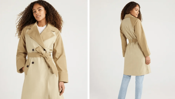 Free Assembly Modern Trench Coat