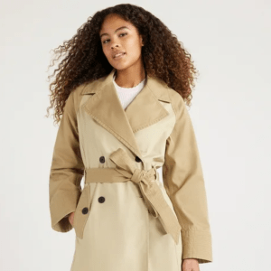 Free Assembly Modern Trench Coat