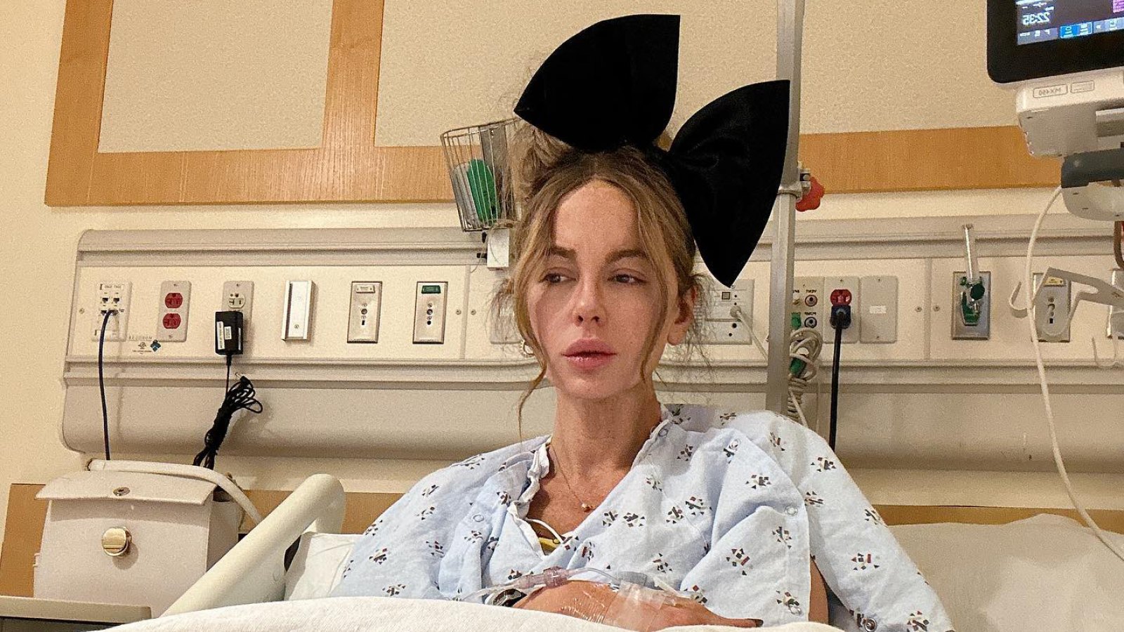 Kate Beckinsale Shares Selfie From Hospital Bed Days After 1st Revealing Treatment