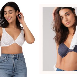 Lively Crochet Lace Unlined Plunge Bra