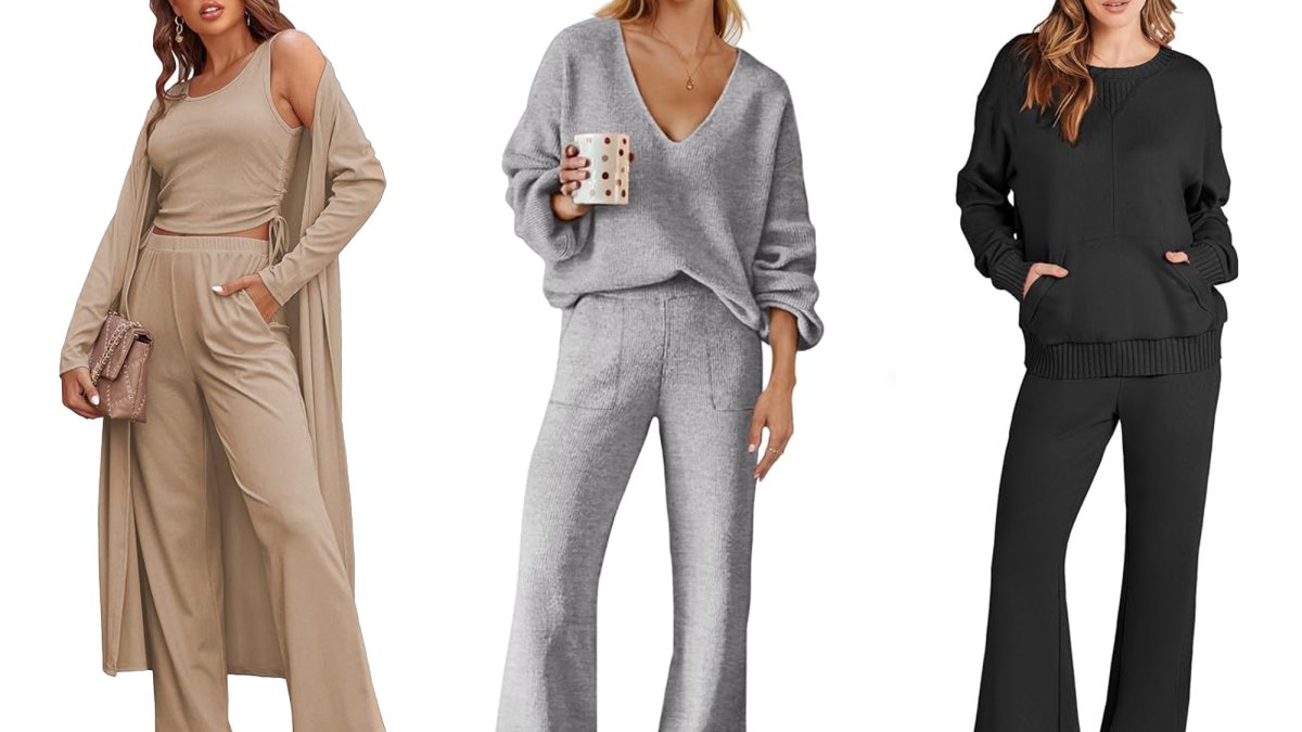 loungewear sets with pockets