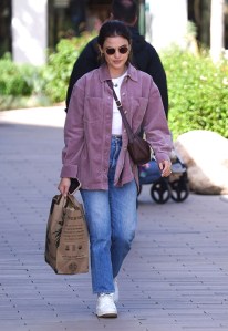 Lucy Hale in Los Angeles on March 13, 2024.