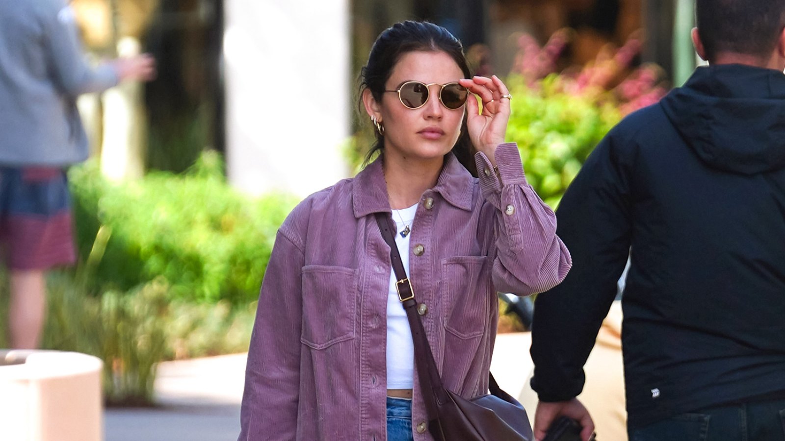 Lucy Hale in Los Angeles on March 13, 2024.