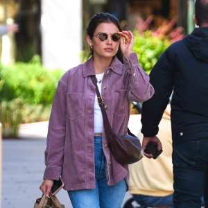 Lucy Hale in Los Angeles on March 13, 2024.