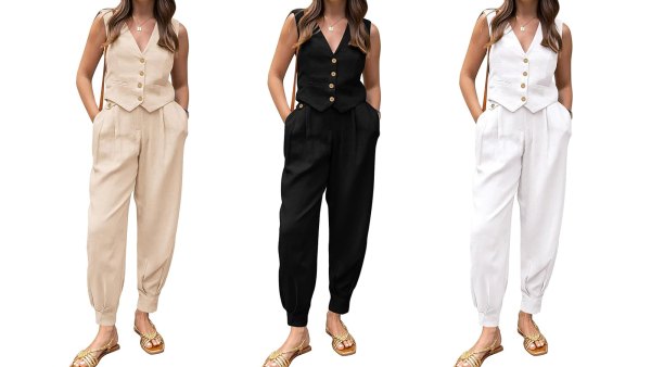 Prettygarden Two-Piece Cropped Vest Matching Set Amazon