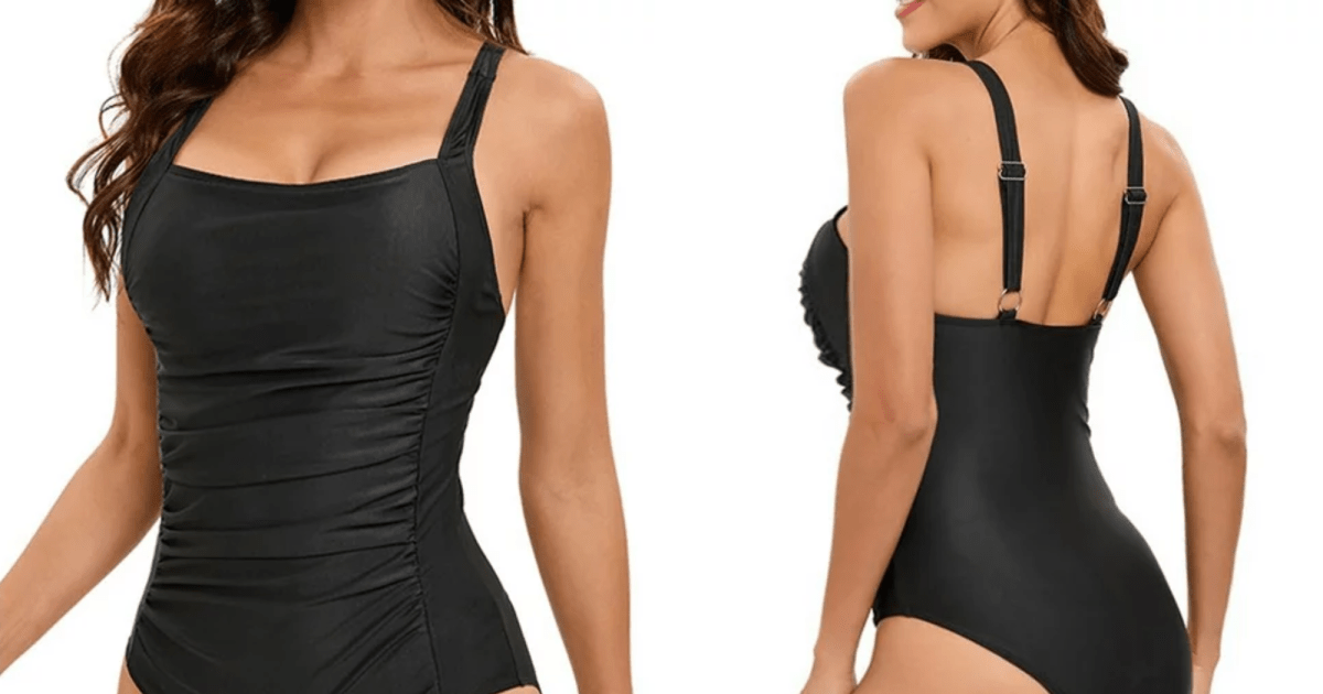 Hit the Beach in This Sexy Slimming Swimsuit – Just