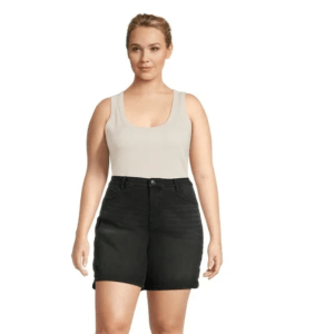 Terra & Sky Bermuda Denim Shorts