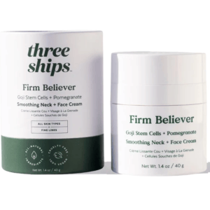 Three Ships Firm Believer Goji Stem Cell + Pomegranate Smoothing Neck + Face Cream