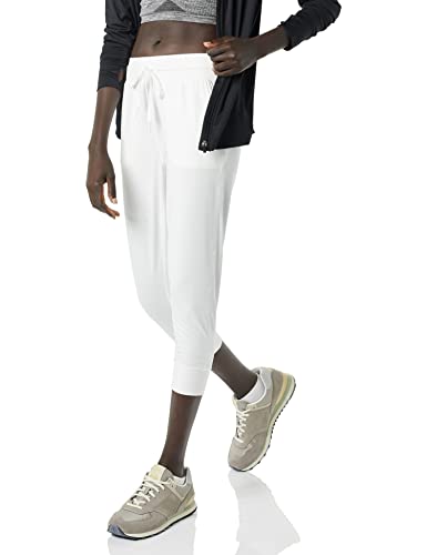 Amazon Essentials Women’s Brushed Tech Stretch Crop Jogger Pant