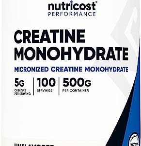Best Budget: Nutricost Creatine Monohydrate Micronized Powder