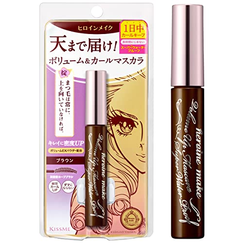 Best Waterproof: Heroine Make by KissMe Long Up Brown Super Waterproof Mascara