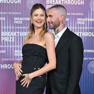 Adam Levine and Behati Prinsloo Attend Breakthrough Prize