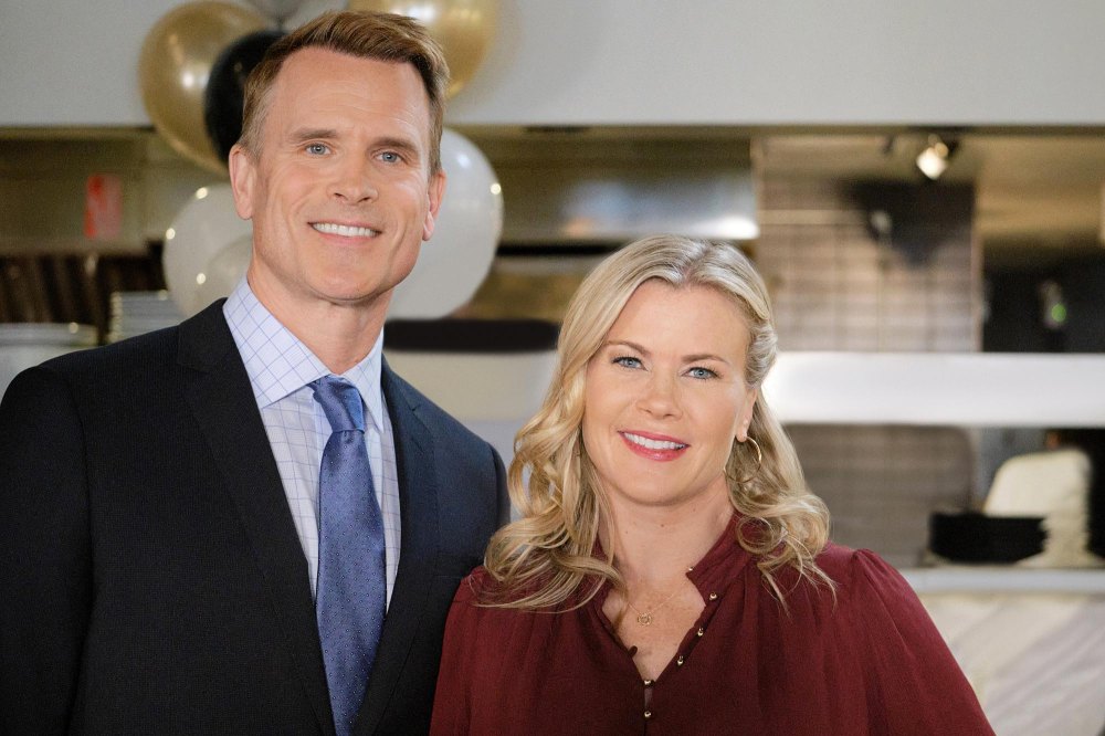 Alison Sweeney Wants to Stretch Out New Hannah Swensen Love Triangle Teases Mike s Future 219