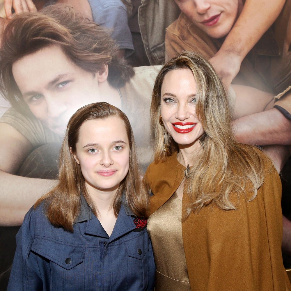 Angelina Jolie calls daughter Vivienne a tough assistant on “The Outsiders.”