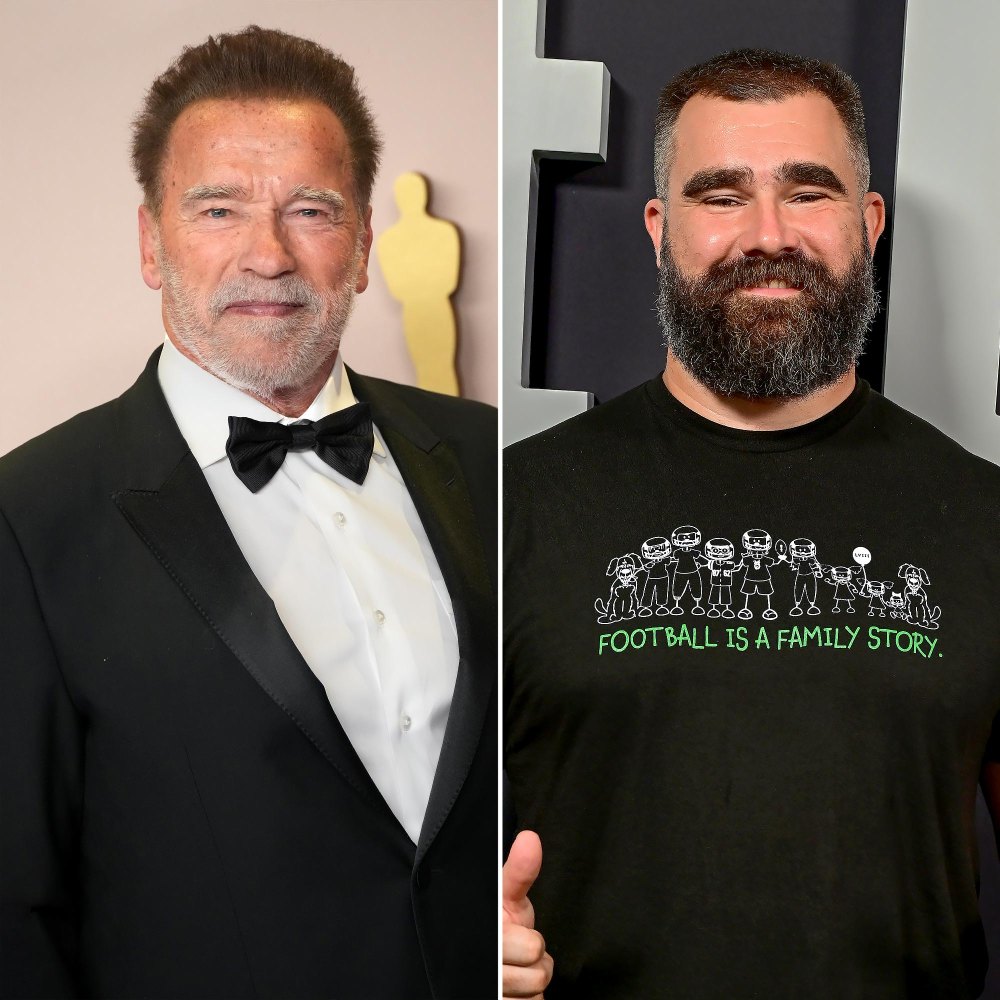 Arnold Schwarzenegger Gives Jason Kelce Advice About Running For Political Office