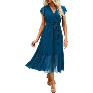 BTFBM sheer bohemian dress