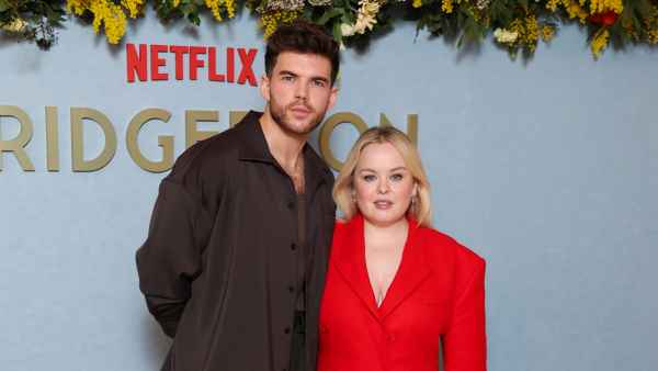 Bridgerton Nicola Couglan and Luke Newton Lounged Naked Between Scenes