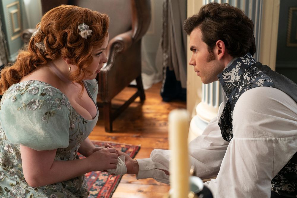 Bridgerton Season 3 Trailer Has Us Rooting for Penelope Colin Love Story Nicola Coughlan Luke Newton 2
