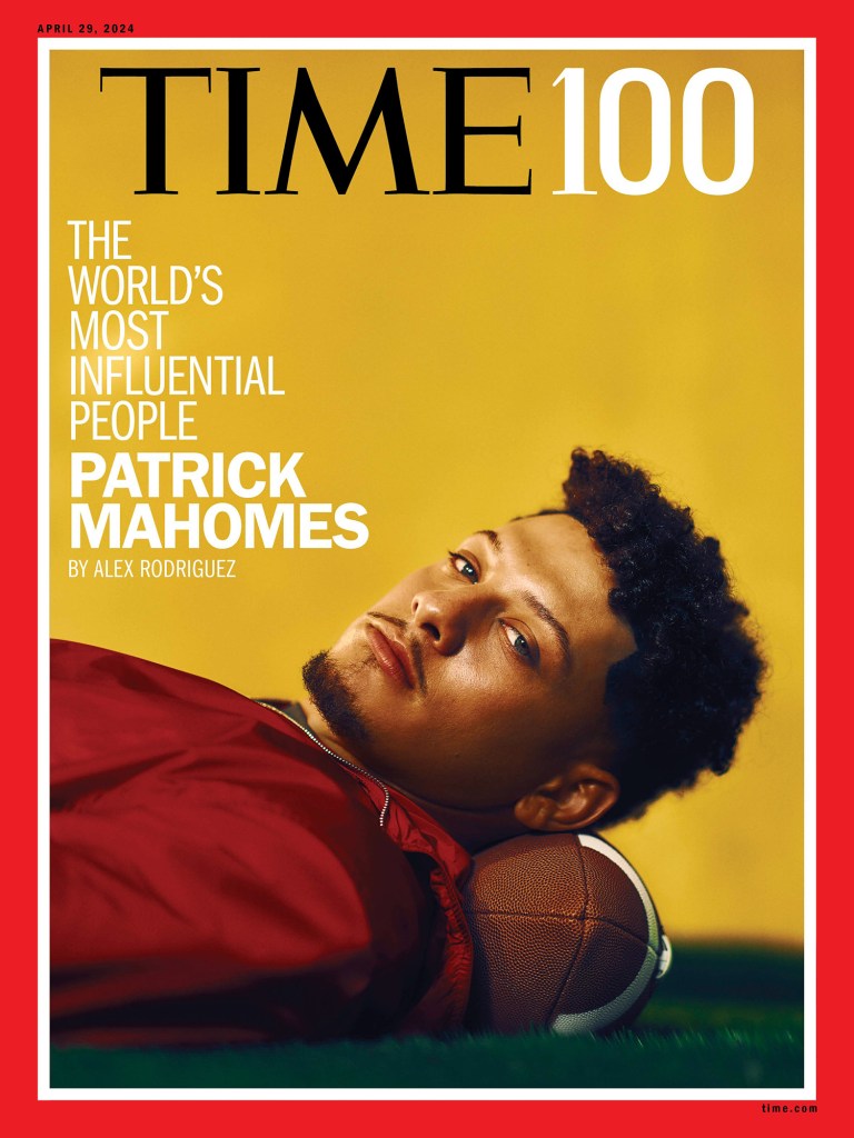 Brittany Mahomes Calls Patrick Mahomes Hot After He Defended His Dad Bod Time 100 Cover