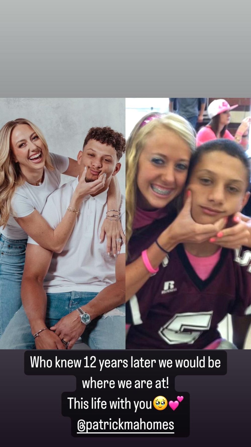 Brittany Mahomes Shares Sweet Throwback Photo of Husband Patrick in High School- '12 Years Later' 2