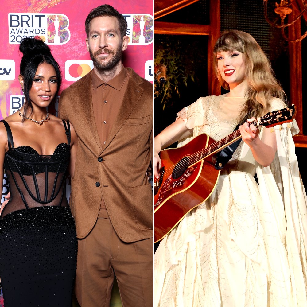 Calvin Harris Wife Vick Hope Listens to Taylor Swift as Soon as He Leaves