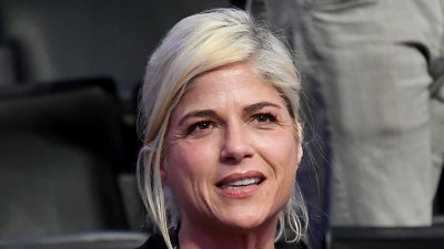 Courtside Couture Selma Blair