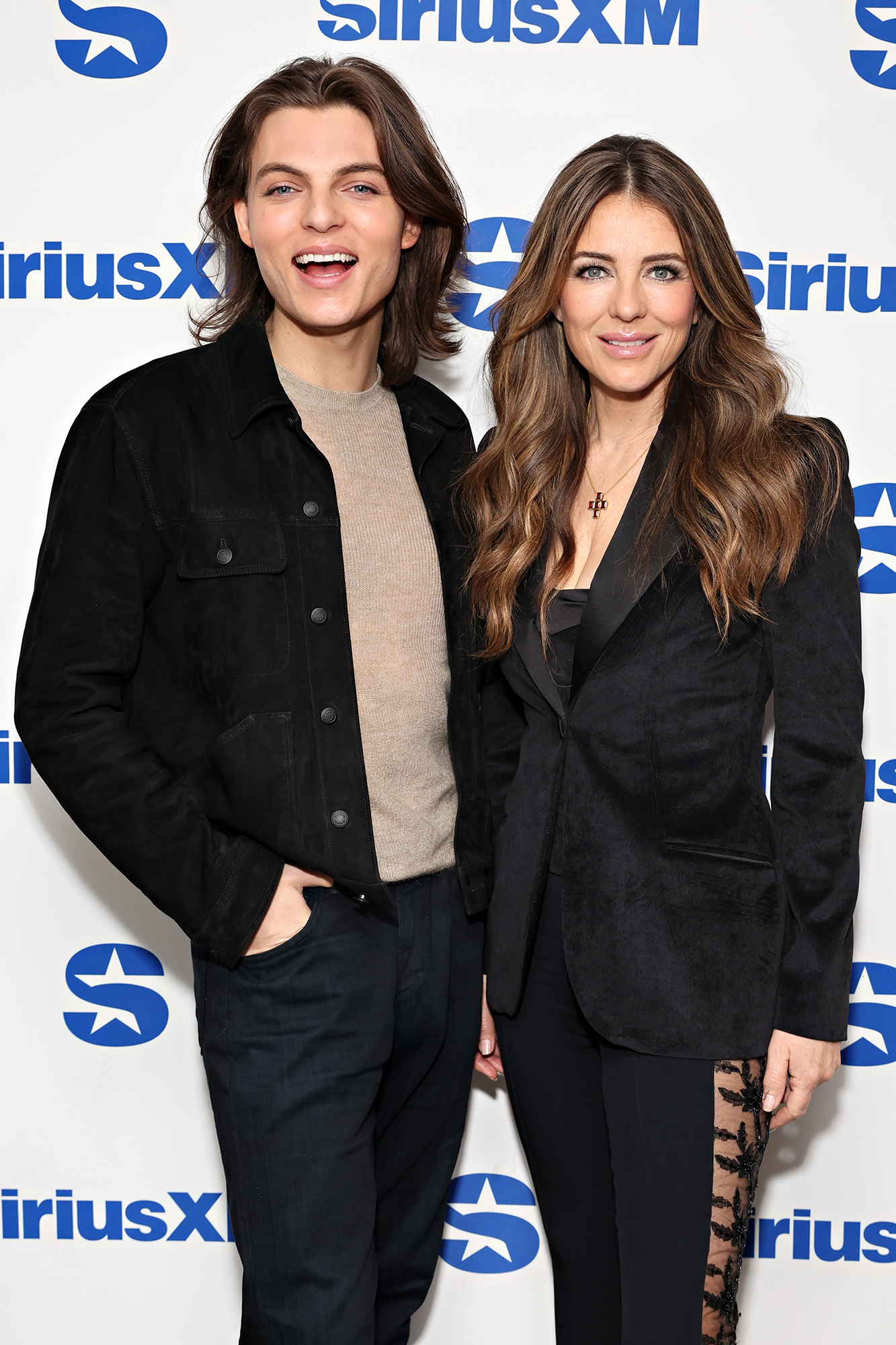 Damian Hurley Shares Clothes With Mom Elizabeth Hurley — Even Leather Pants