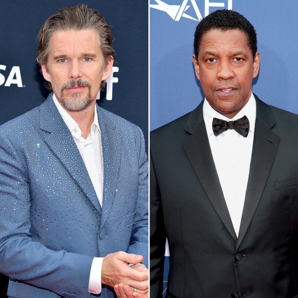 Ethan Hawke Shares the Priceless Advice Denzel Washington Whispered in His Ear After Oscars Loss