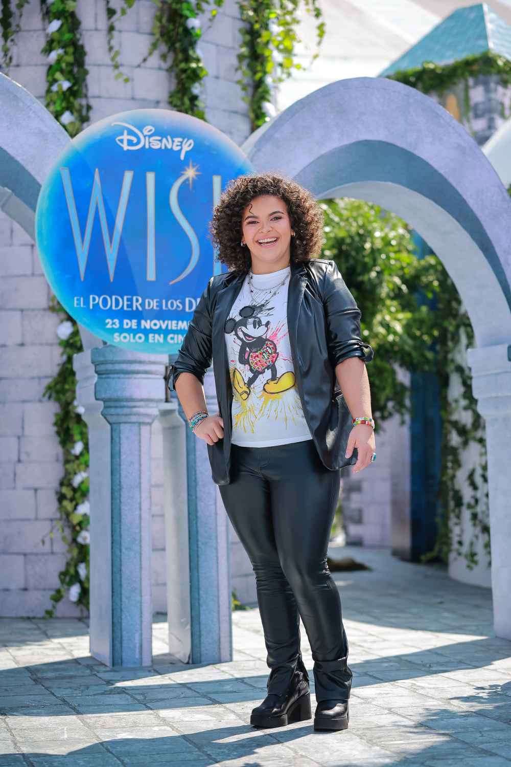 Lucerito Mijares durante el estreno de la pel&iacute;cula "Wish" en CDMX en noviembre del 2023.