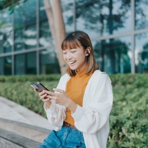 phone smile