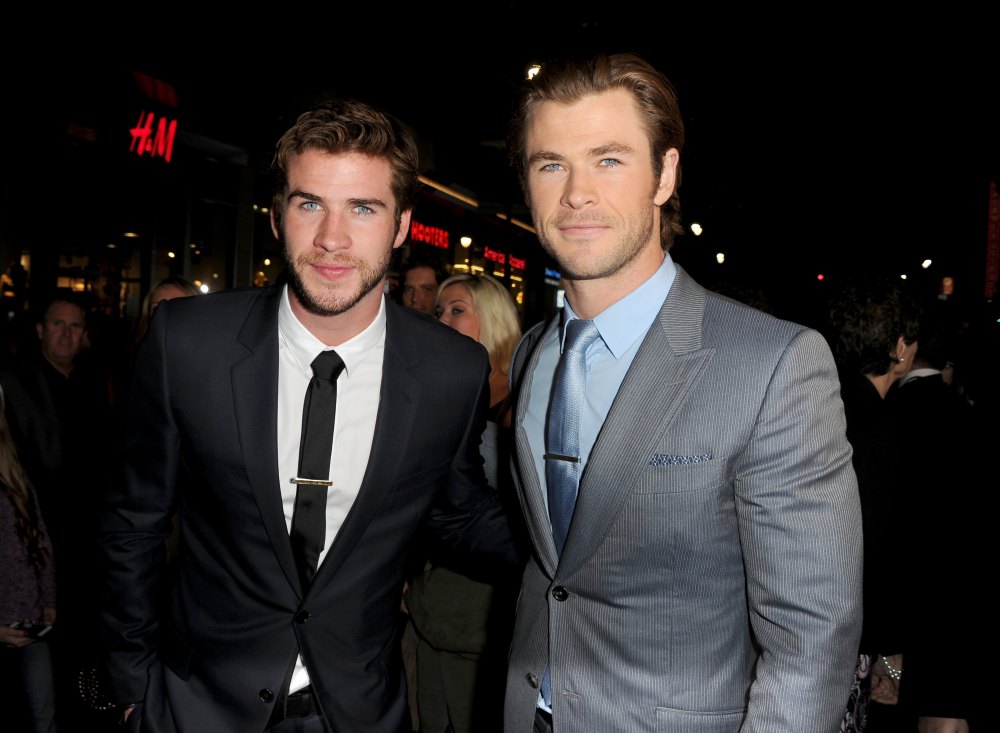 Premiere Of Marvel's "Thor: The Dark World" - Red Carpet, Liam and Chris Hemsworth