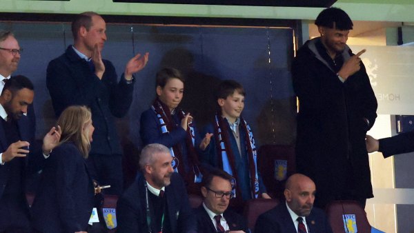 Aston Villa v Lille OSC: Quarter-final First Leg - UEFA Europa Conference League 2023/24, Prince WIlliam Prince George