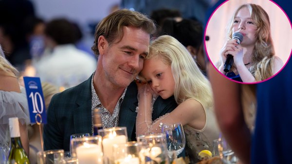 James Van Der Beek Cheers on Daughter Olivia 13 During Her Performance at Art of Kindness Gala 737