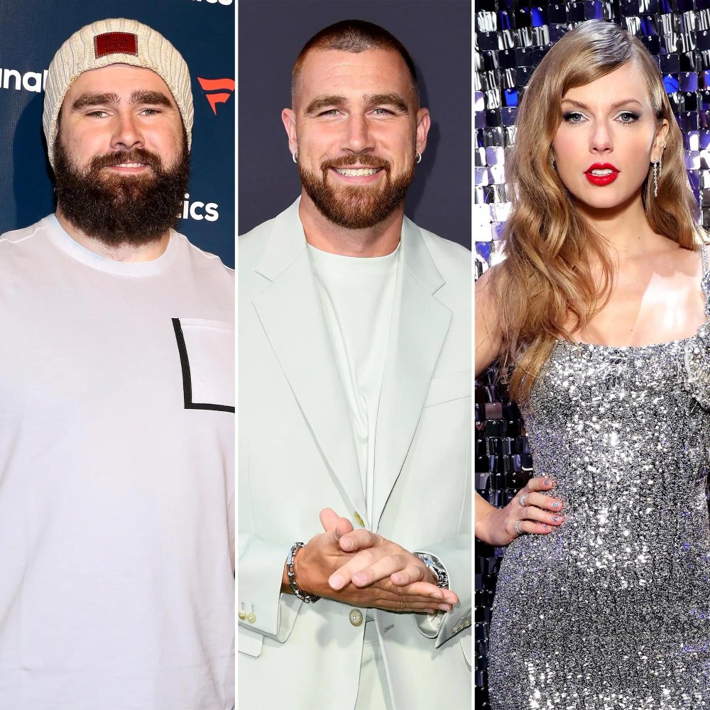 Jason Kelce Reunites With Brother Travis in L.A. Following His Island Getaway With Taylor Swift