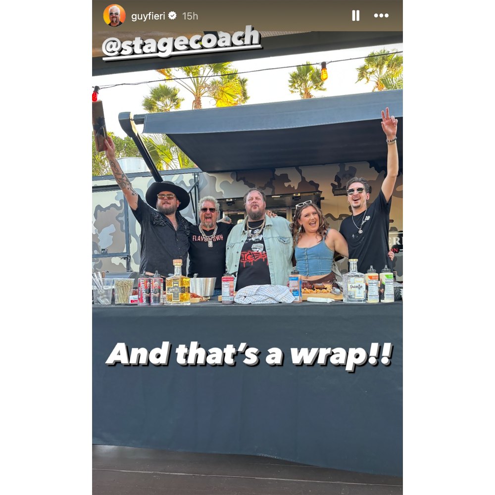 Jelly Roll takes daughter Bailee Ann to the stagecoach to see Guy Fieri