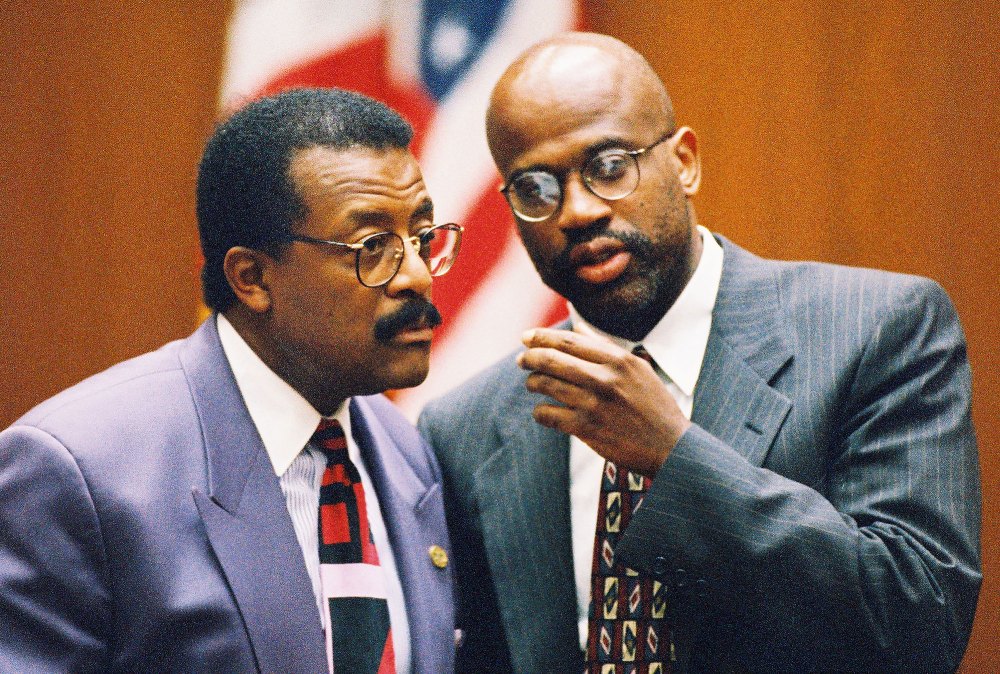 Johnnie Cochran and Christopher Darden Key Moments From OJ Simpson Murder Trial