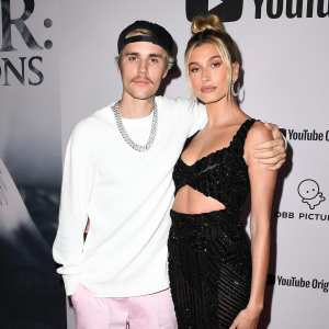 Justin Bieber Cuddles Up With Wife Hailey at Coachella in Sweet Video